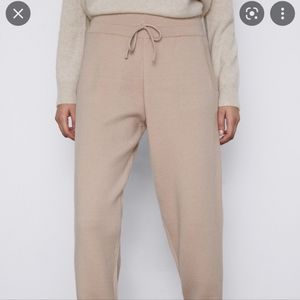 Zara knitted joggers